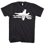 Top Gun Offizielles Lizenzprodukt I Feel The Need for Speed T-Shirt (Schwarz), Large