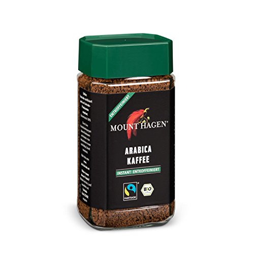 Mount Hagen Bio löslicher Arabica Kaffee, entkoffeiniert (1 x 100 gr)