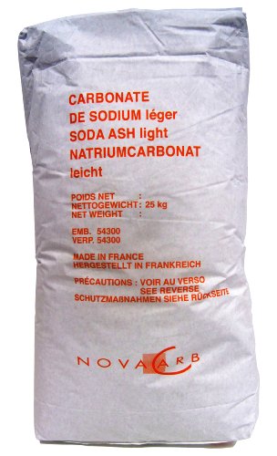 Natriumcarbonat Waschsoda leicht Waschkraftverstärker Soda pur 25 kg Papiersack