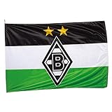 Unbekannt VFL Borussia Mönchengladbach Herren Borussia Mönchengladbach-Fohlenelf-Artikel-Hissfahne Raute-150 x 100 cm Flagge, Mehrfarbig