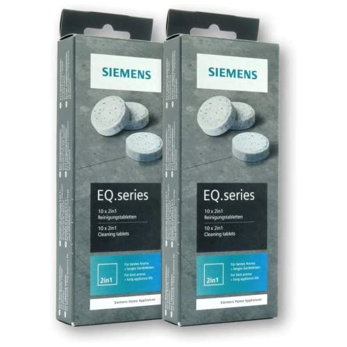 Siemens, Reinigungstabletten für Kaffeevollautomaten, TZ80001, 2 Packungen