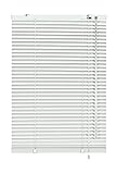 Deco Company Alu-Jalousie ohne Bohren, Zum Klemmen, Inkl. Klemmträgern, Sichtschutz, Lichtschutz, Blendschutz, Aluminium-Jalousie, Weiß, 80 x 130 cm