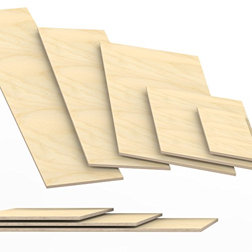 10mm Sperrholz-Platten Zuschnitt Länge bis 150cm Birke Multiplex-Platten Zuschnitte Auswahl: 50x50 cm
