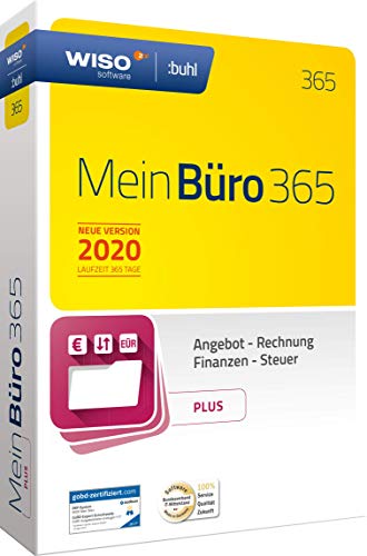 WISO MeinBüro 365 (2020) Plus | Bürosoftware, Rechnung schreiben, Umsatzsteuervoranmeldung, Buchhaltung u.v.m.