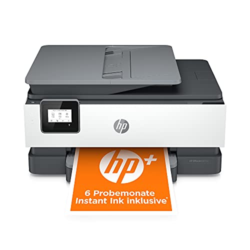 HP OfficeJet 8012e Multifunktionsdrucker (HP+, A4, Drucker, Scanner, Kopierer, WLAN, Duplex, HP ePrint, Airprint, mit 6 Probemonaten HP Instant Ink Inklusive) Basalt, 18 Seiten/Min
