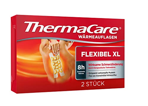 ThermaCare Wärmeauflagen für große Schmerzbereiche – Schmerzlindernde Wärmepads bei Muskelschmerzen & Verspannungen – Für Nacken, Schulter, Rücken oder Lenden – 2 Stück pro Packung