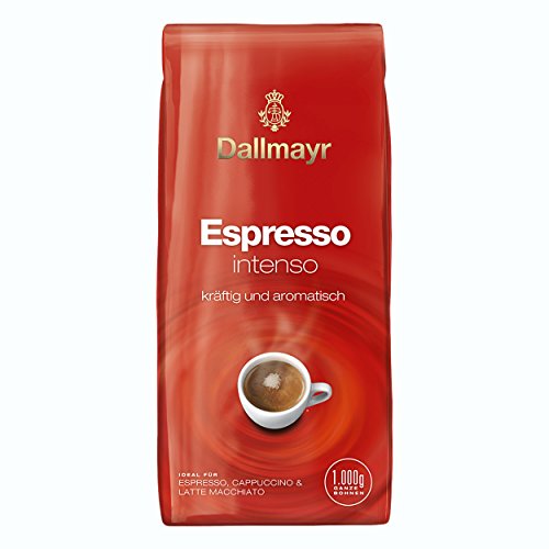 Dallmayr Espresso Intenso, Bohnenkaffee, Röstkaffee, Kaffee, Kaffeebohnen, 8 x 1000 g