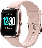 Smartwatch, Fitness Tracker Uhr 1.3' HD Voll Touchscreen, Damen Herren Uhren Watch für Android IOS, IP68 Fitness Uhr mit Pulsmesser Schlafmonitor Stoppuhr Musiksteuerung, Sportuhr Aktivitätstracker