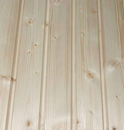 AZZAP Profilbretter Profilholz Fassadenprofil Fasebretter 20x90mm Länge:150cm Holz 20 St.