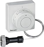 TA Heimeier 2802-00.500 Thermostat-Kopf F mit Ferneinsteller mit eingebautem Fühler, Kapillarrohr 2 m