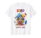 Nr.2, Vogel, Spruch Bird Buffet Boss, Vogellhaus, Vögel T-Shirt