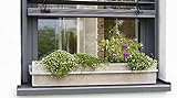 HT Blumenkastenhalterung Fenster Blumenkastenhalter verstellbar Aluminium Druckguss