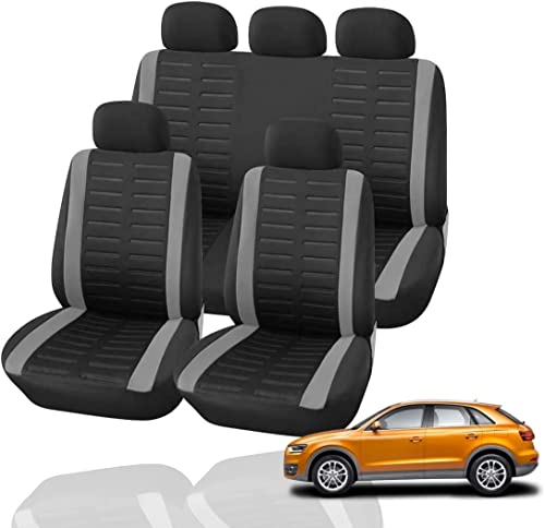 4er Autositzbezüge Auto Schonbezüge Sitzbezüge Seitenairbag geeignet PKW Vordersite & Rücksitze - Universal passend - Schonbezug & Sitzbezüge - car seat Cover