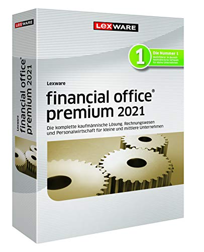Lexware financial office 2021 premium-Version Minibox (Jahreslizenz)|Einfache kaufmännische Komplett-Lösung|Kompatibel mit Windows 8.1 oder aktueller|Premium|5|1 Jahr|PC|Disc