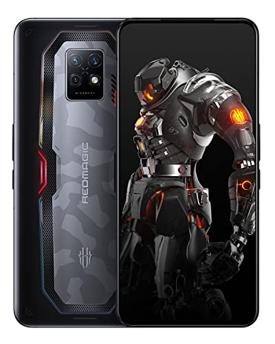 REDMAGIC 7S Pro 120Hz Gaming Handy, 5G Android Smartphone, 12GB RAM+256GB ROM, Snapdragon 8+ Gen 1, 6.8' AMOLED Full Bildschirm, 5000mAh Gaming Telefon, 64MP Kamera, 65W Ladegerät, Dual-SIM Schwarz