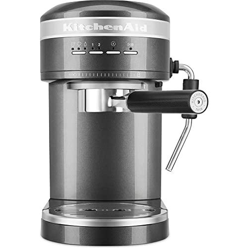 KitchenAid ESPRESSOMASCHINE - ARTISAN 5KES6503 - Medaillon silber - Metallgehäuse Kaffeemaschine 5KES6503EMS