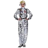 SEA HARE Astronautenoverall Kostüm für Erwachsene (Damen mit Hut)