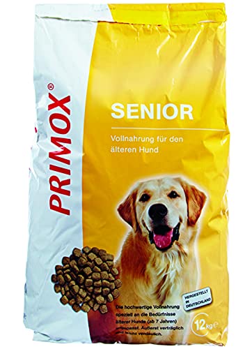 Primox Senior Hundefutter - Hundefutter für ältere Hunde/Hunde Snacks, 1er Pack (1 x 12 kilograms)