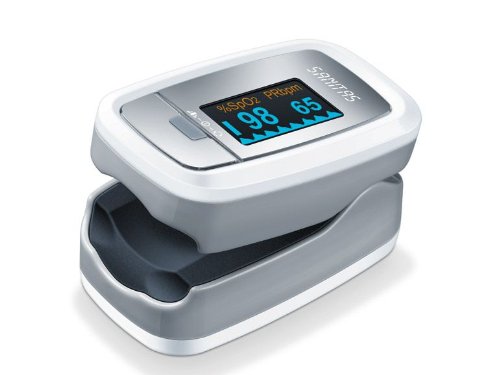 Sanitas Pulsoximeter SPO 25 - Ermittelt Sauerstoffsättigung & Herzfrequens (Puls)