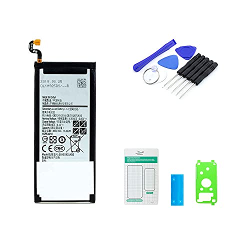 Akku kompatibel mit Samsung Galaxy S7 Edge | 3600 mAh Batterie | 3,85 V | inkl. Reparaturset