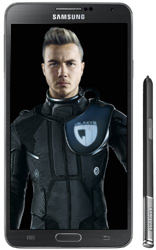 Samsung Galaxy Note 3 Smartphone (14,5 cm (5,7 Zoll) AMOLED-Touchscreen, 2,3GHz, Quad-Core, 3GB RAM, 13 Megapixel Kamera, Android 4.3) schwarz