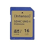 Intenso SDHC UHS-I 16GB Class 10 Speicherkarte blau