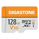 Gigastone 128GB MicroSDXC Speicherkarte + SD Adapter, für Gopro, Action-Kamera, Drohne, DJI, Tablet, Switch bis zu 95MB/s, UHS-I U3 V30 Klasse 10, 4K UHD Video Micro SD Karte