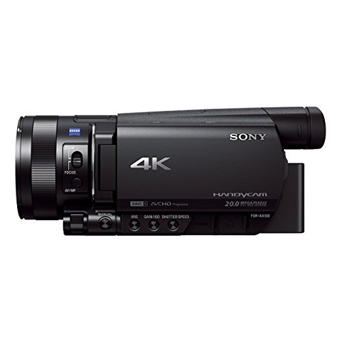 Sony FDR-AX100 4K Ultra HD Camcorder / Videokamera, Schwarz