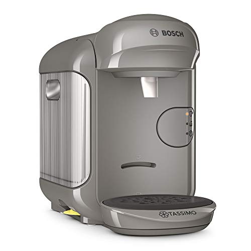 Tassimo Vivy2 Kapselmaschine TAS1406 Kaffeemaschine by Bosch, über 70 Getränke, vollautomatisch, geeignet für alle Tassen, platzsparend, 1300 W, grau/anthrazit