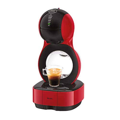 Krups Nescafé Dolce Gusto Lumio Kapselmaschine KP1305 | Kompakte Kaffeemaschine | 1 L Wassertank | 15 Bar Druck | Rot