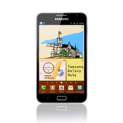 Samsung Galaxy Note N7000 Smartphone (13.5 cm (5.3 Zoll) HD Super AMOLED-Touchscreen, 8 MP Kamera, Android 4.0 oder höher) carbon-blue