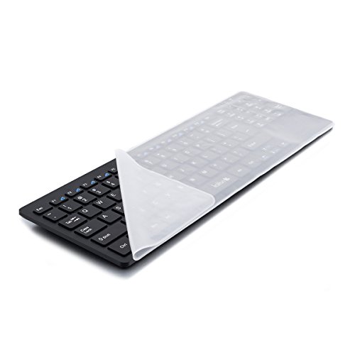 kwmobile Silikon Tastaturschutz für 15' - 17' Laptop/Notebook/Ultrabook - Keyboard Cover - Abdeckung unbeschriftet - Transparent