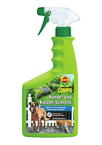 COMPO Hunde- und Katzen-Schreck, Fernhaltemittel zum Schutz vor Verunreinigungen, 500 ml