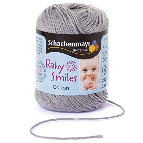 Schachenmayr Handstrickgarne Schachenmayr Baby Smiles Cotton, 25G Grey