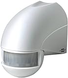 Brennenstuhl Bewegungsmelder Infrarot/Bewegungssensor für Außen und Innen - IP44 (180° Erfassungswinkel und 12m Reichweite) weiß