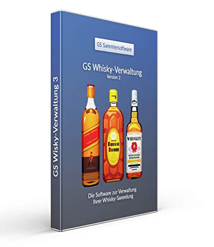 GS Whiskyverwaltung 2- Software zur Verwaltung Ihrer Whiskysammlung - Datenbank Programm für Whisky