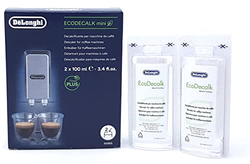 De Longhi Ecodecalk Entkalker 2 x 100 ml Flüssigkeit für Kaffeemaschinen Espresso Caffe Magnifica