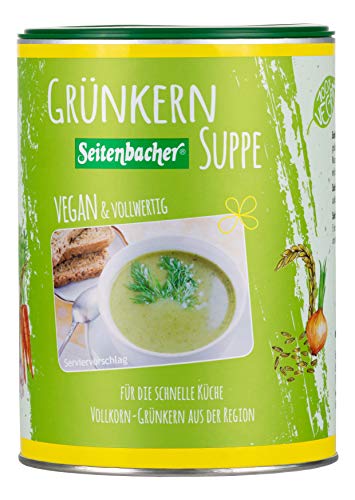 Seitenbacher Buchener Grünkern Suppe I weizenfrei I lactosefrei I vegan I schnell & sättigend I (1 x 500 g)