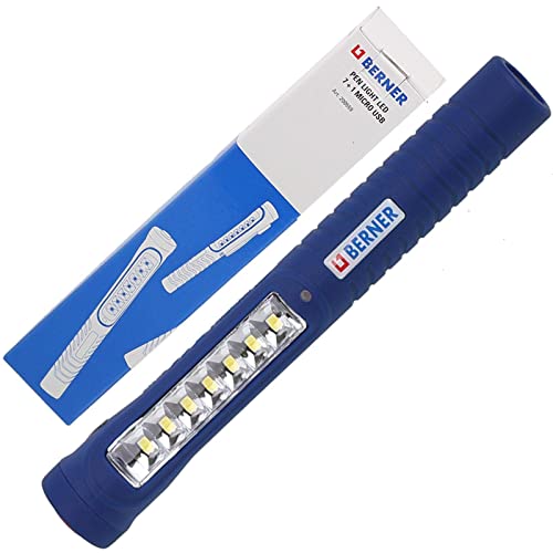 Berner Pen Light LED 7+1 Micro USB LED Lampe Werkstattlampe