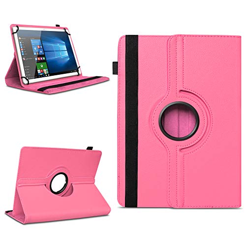 na-commerce Telekom Puls Tablet Hülle Tasche Schutzhülle Cover 360° Drehbar Case Schutz Etui, Farben:Pink