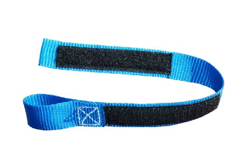 Braun Motorrad Bremshebel Arretierungsband, Farbe blau, 35 cm Länge, mit Klettverschluss (1)