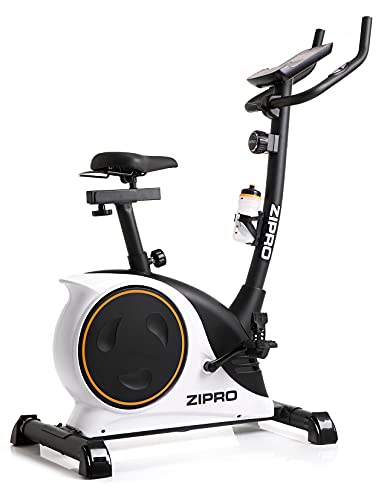 Zipro Erwachsene Magnetisches Fitnessbike Heimtrainer Nitro RS bis 150kg, Schwarz, One Size, einheitsgröße, Machen Sie es sich bequem und fahren Sie, Hilfreicher Computer an Bord