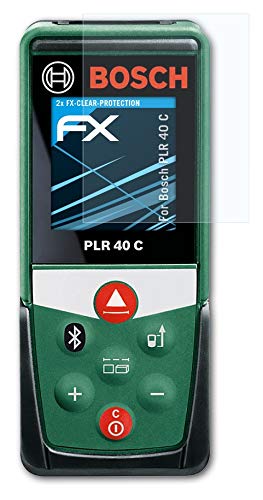 atFolix Schutzfolie kompatibel mit Bosch PLR 40 C Folie, ultraklare FX Displayschutzfolie (2X)
