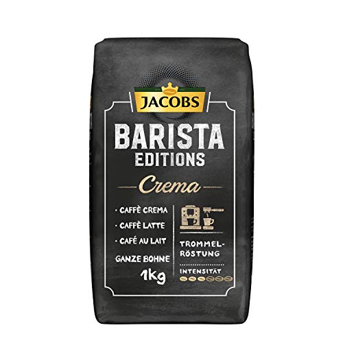 Jacobs Kaffeebohnen Barista Editions Crema, 1kg , 1er Pack