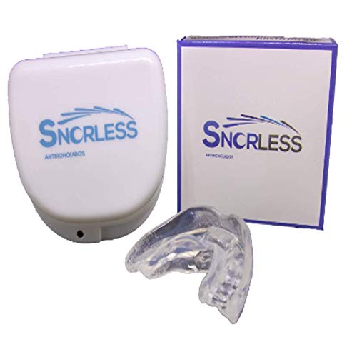 Snorless Blue Snorless neue Version - Anti-Schnarch-Mundschiene gegen Schnarchen - Effektive Erholung - Inklusive Bezug und Personalisierungswerkzeug.