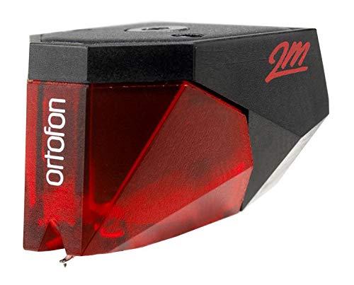Ortofon 2M Red - Moving Magnet Tonabnehmer mit elliptischem Nadelschliff - Allrounder mit offenem und dynamischen Klang, rot