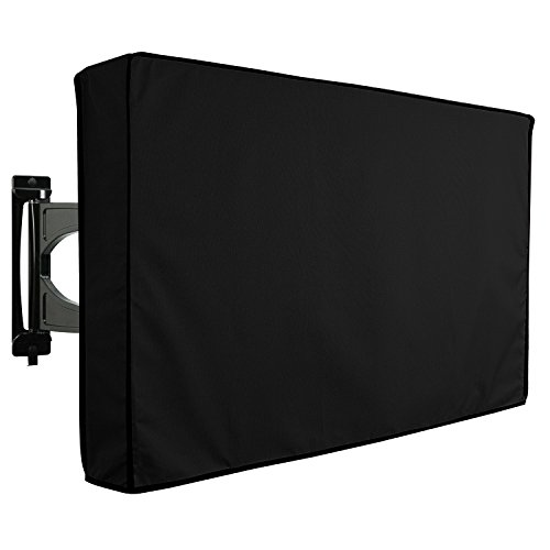 KHOMO GEAR TV-Abdeckung für den Außenbereich, Panther-Serie, universeller wetterfester Schutz für 116,8-122 cm (46-48 Zoll) TV-Geräte, passend für die meisten Halterungen