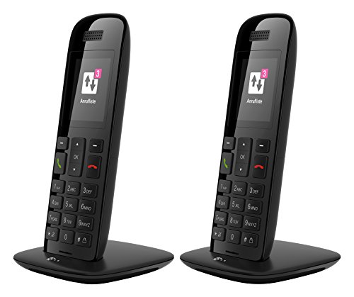 Telekom 114186 10 Duo Set 5 cm (2 Zoll) Diagonale, 176 x 220 Pixel Speed-Telefon schwarz