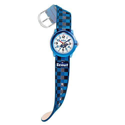 Scout Jungen Analog Quarz Uhr mit Lederimitat Armband 280305015