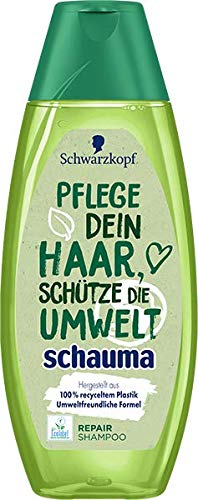 Schwarzkopf Schauma Shampoo Repairing Love The Planet, 4er Pack (4 x 400 ml)